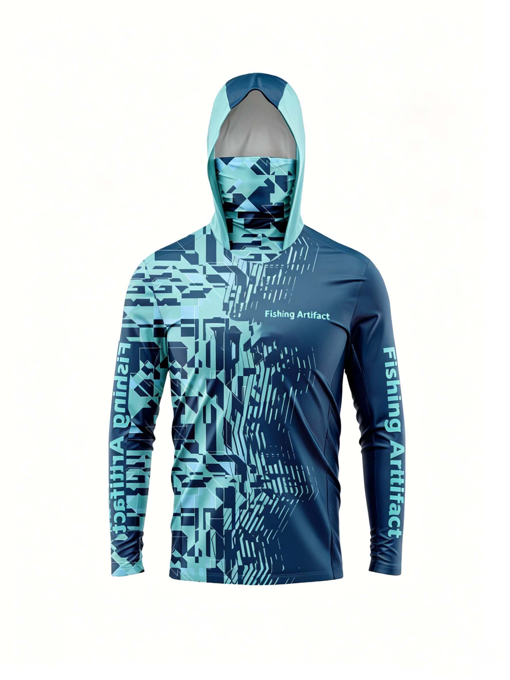 Fishing Hoodie - Camisola de pesca masculina para o