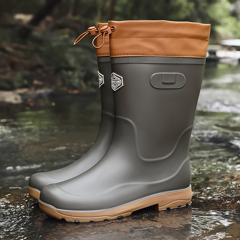 Fishing Boots - Botas de chuva masculinas de cano