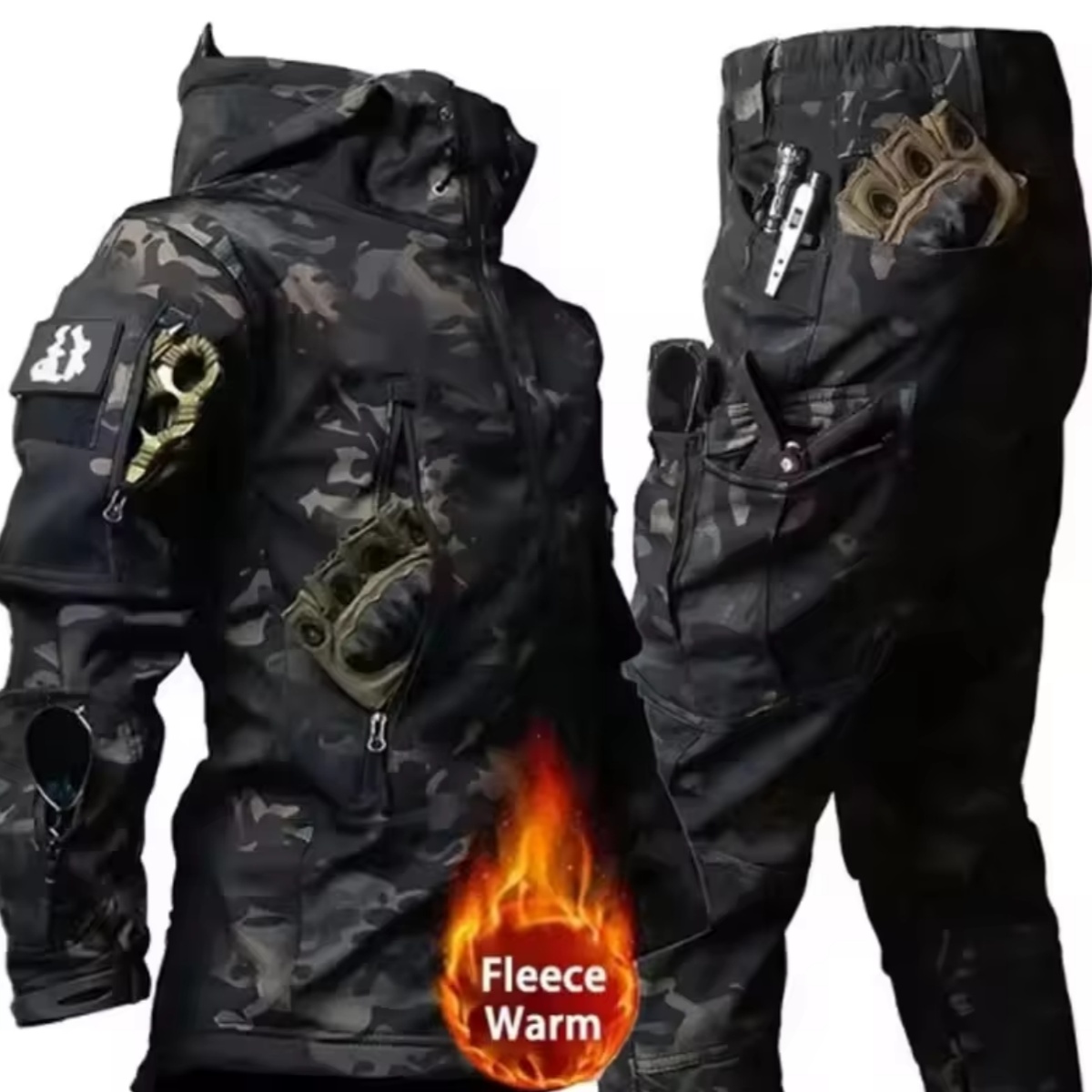 Fishing Jacket Waterproof - Jaqueta Masculina de Outono e Inverno,