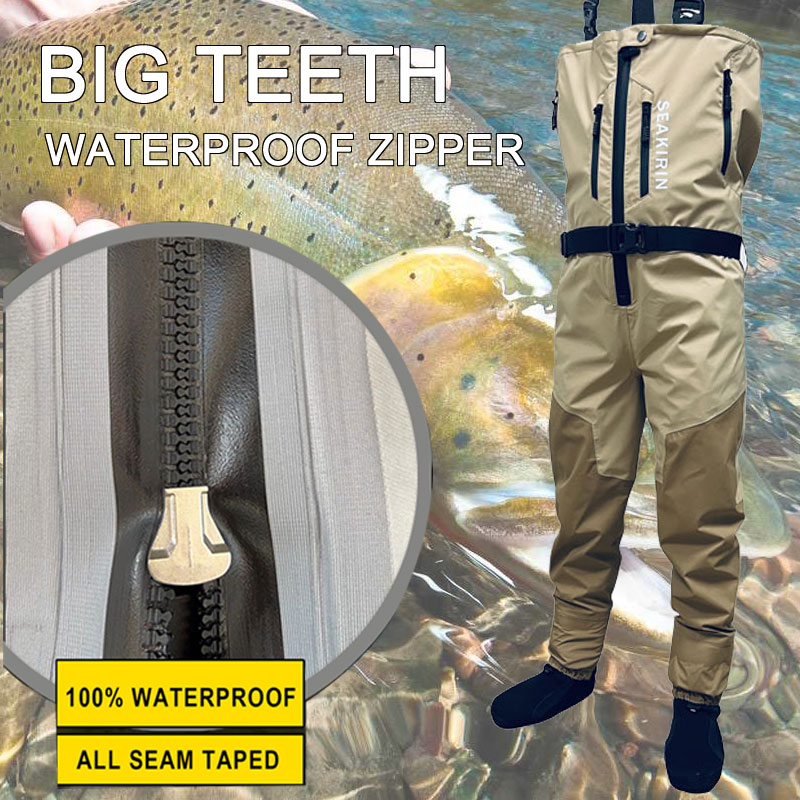 Waders de pesca respiráveis co - Fishing Pants Waterproof avaliação e preço