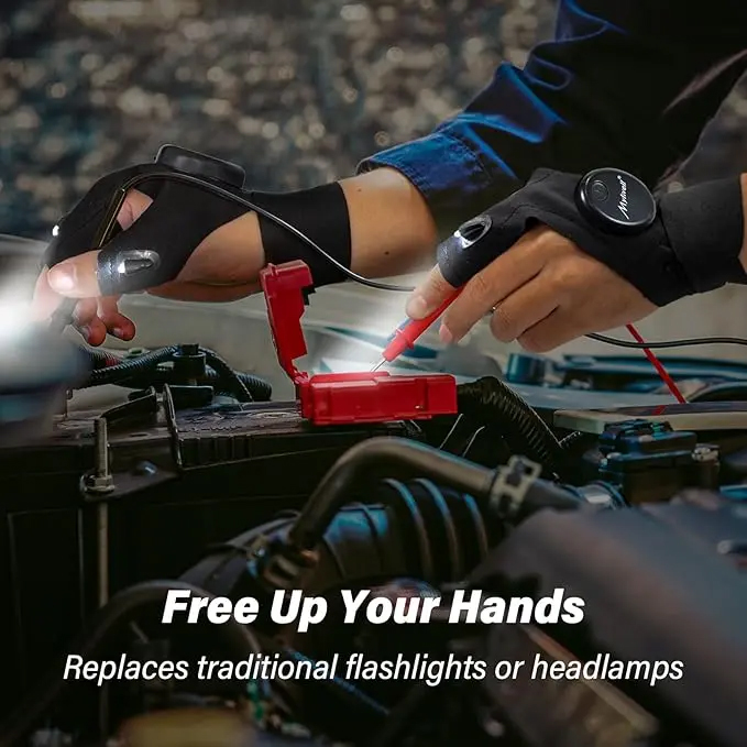 Luvas LED Masculinas – Luvas d - Fishing Gloves avaliação e preço