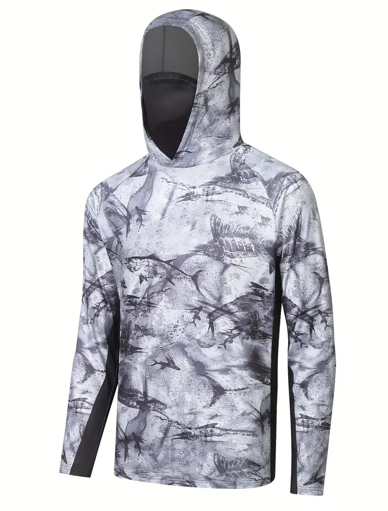 Camisa de Pesca Masculina com  - Fishing Hoodie avaliação e preço