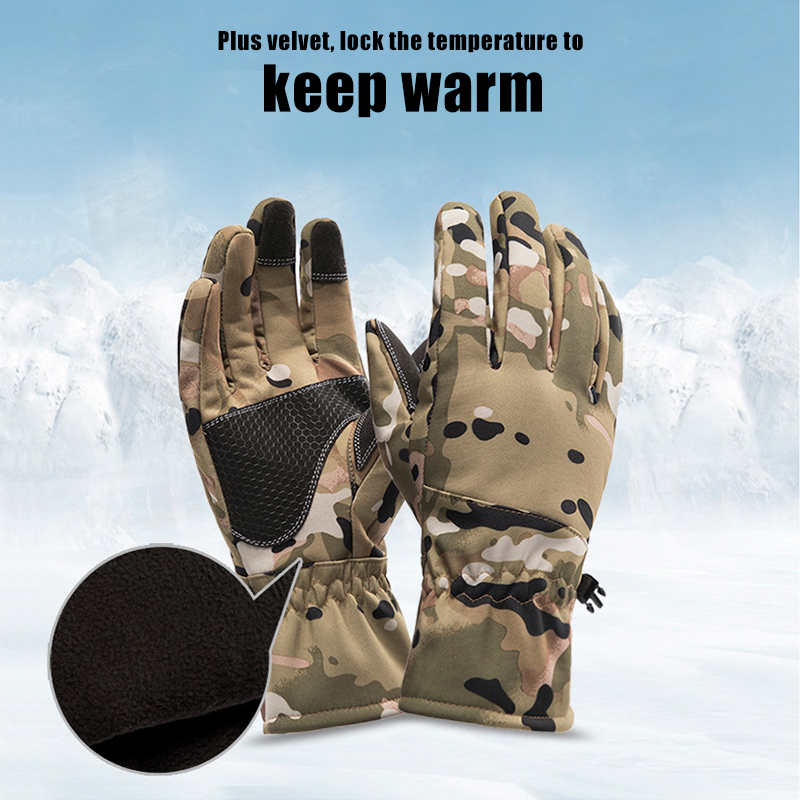 Táticas ao ar livre camuflagem - Fishing Gloves avaliação e preço
