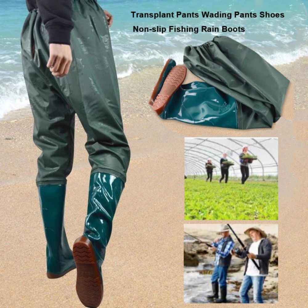 Calças de Transplante de PVC P - Fishing Pants Waterproof avaliação e preço